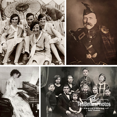 tarifs pour la transformation et la conversion d'une photo en vidéo, prix pour la création et la réalisation de vidéos à partir de photos anciennes