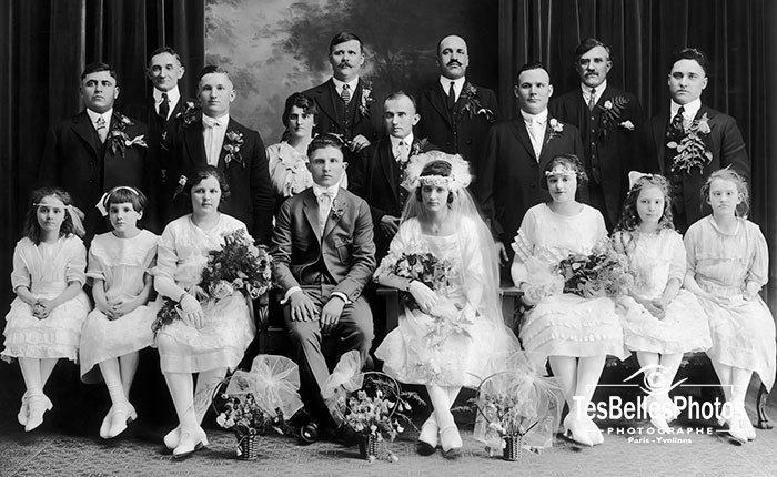 Retouche et restauration de vieilles photos abîmées avec qualité professionnelle et livraison rapide